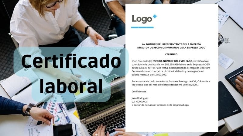 certificado laboral en Colombia